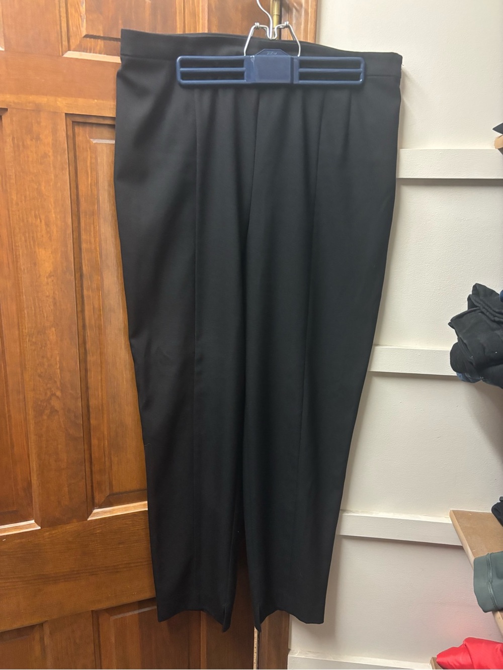 Ann Taylor Natalie Black Slim-Leg Dress Pants